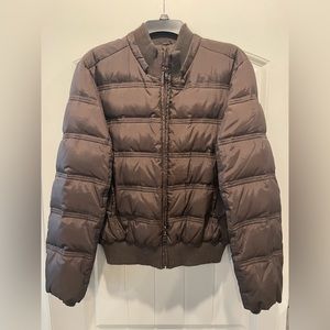 Women’s brown puffer coat